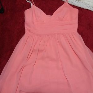 Coral bridesmaids dresses